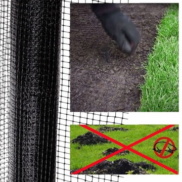 СЕТКА ПРОТИВ КРОТОВ СИЛА ПРЕМИУМ 2х100м 45г ПЛОТНАЯ ПРОЧНАЯ