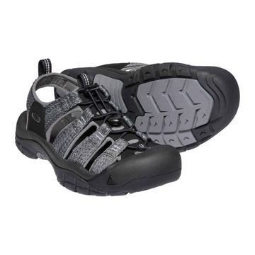 KEEN Sandały Newport H2 1022252 Black/Steel Grey