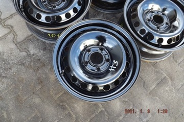 4× DISK OCELOVÝ OPEL OE ASTRA VECTRA ZAFIRA 6.0" X 15" 5X110 ET 49