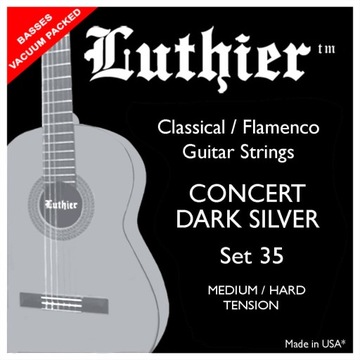 Luthier 35 Concert Dark Silver Struny do Gitary Klasycznej