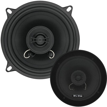 2x MOCNE GŁOŚNIKI SAMOCHODOWE DWUDROŻNE 120W 13cm 130mm KOMPLET MASKOWNICE