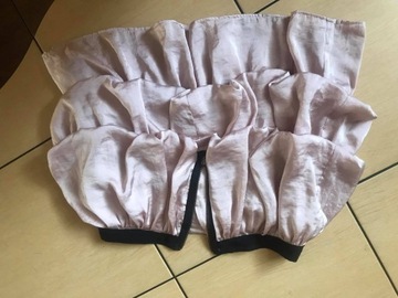 Spodniczka spódnica beżowa nude zip 36 S M