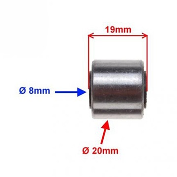 РЕЗИНО-МЕТАЛЛИЧЕСКАЯ ВТУЛКА АМОРТИЗАТОРА квадроцикла