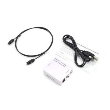Коаксиальный аудиоконвертер TOSLINK — RCA 2x CHINCH