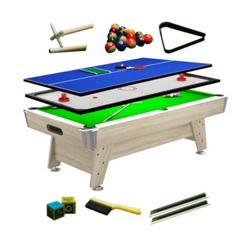 7FT Stół Bilardowy Radley Diamond Pool Sonoma J. + Nakładka Cymbergaj-Tenis