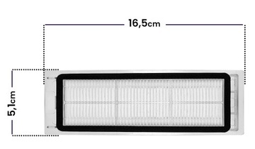 FILTRY SZCZOTKI ZESTAW DO XIAOMI ROBOT VACUUM XXXL