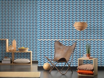 ЗИГЗАГ ОБОИ, МОЮЩИЕСЯ, НЕПОЛЕВЫЕ ОБОИ, 3D-эффект