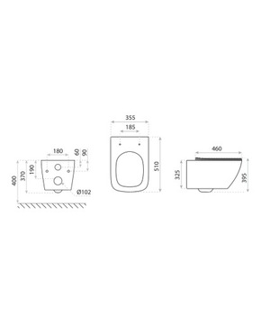 Lavita Onil Унитаз подвесной