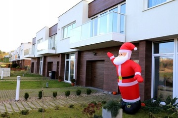 НАДУВНАЯ САНТА-ГИГАНТ 3,5М НАСОСНАЯ / LED Новогодние гирлянды, снеговик, ёлка