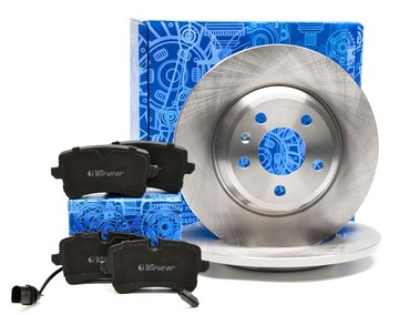 2X TARCZE + KLOCKI HAMULCOWE Tył AUDI A4 B8 A5 8T/F A6 C7 A7 Q5 8RB 300X12m
