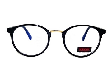 DAMSKIE OKULARY DO KOMPUTERA ANTYREFLEKS OKRĄGŁE