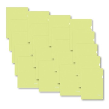 Berlingo obwoluta L, PP, A4, 180 mik, 50 kartek, przeźroczysty zielony, 20