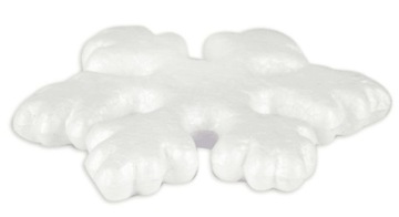 Снежинка из пенопласта