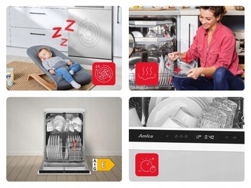 Zestaw AGD AMICA ED3765171W + PG6411SRW+ DIM62E7qH+ AMMB25E2SGW + OMP6253WG