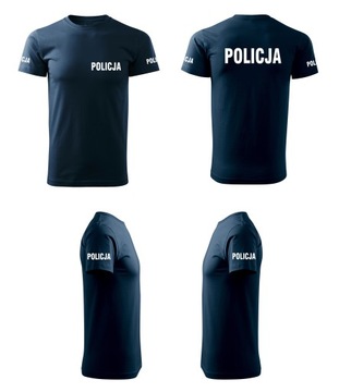 Koszulka Męska POLICJA T-shirt PREMIUM