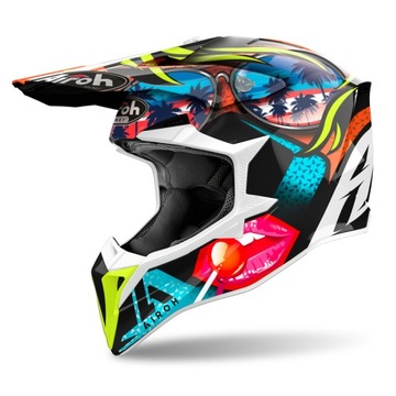 Kask enduro Airoh Wraaap Lollipop połysk rozmiar L