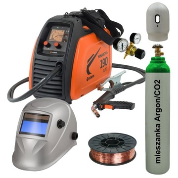 Zestaw spawarka MIG/MAG migomat KEMPPI MinarcMig 190 AUTO inwertor butla