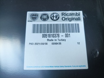 FIAT DOBLO II COMBO D KAPOTA KRYT MOTORU NOVÁ ORIG.