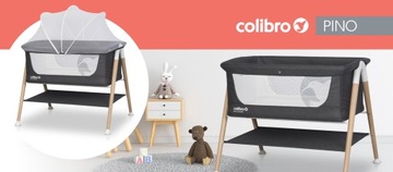 Детская кроватка PINO с МОСКИТНОЙ СЕТКОЙ, МАТРАСОМ, ПОЛКОЙ ДЛЯ ПОСЛАНИЯ