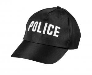 Czapka z daszkiem Policja czarna Fotobudka Imprezowa Rozmiar uniwersalny