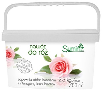 Nawóz do RÓŻ wieloskładnikowy Sumin granulat 2,5kg