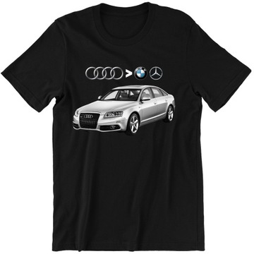 AUDI > zabawna śmieszna KOSZULKA na PREZENT URODZINY 100% BAWEŁNA r. 5XL