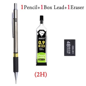 2H HB 2B Lead 0.5 0.7 0.9 2.0 Mechanical Automatic Alloy Pencil with