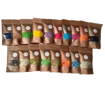 Красочный рис, натуральный цвет, наливающийся сенсорно