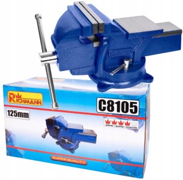 ОТВЕРТОЧНЫЕ ТИСКИ 125 ММ ПОВОРОТНЫЕ RICHMANN C8105