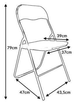 СКЛАДНОЙ САДОВЫЙ СТУЛ 4 ШТ. МЕТАЛЛИЧЕСКИЙ СТУЛ ДЛЯ ДОМАШНЕГО ПИТАНИЯ 4X LEON БЕЖЕВЫЙ