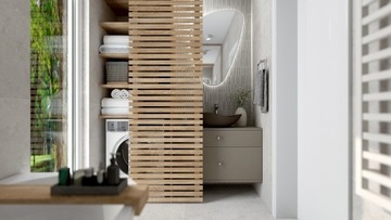 3D визуализация дизайна ванной комнаты