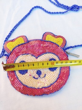 Сумка United Colors of Benetton с пайетками в виде панды