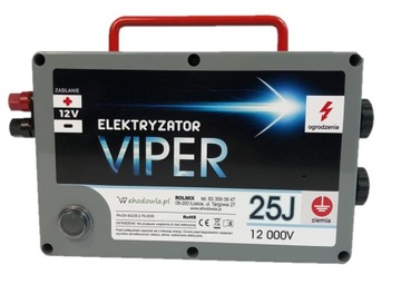 NAJMOCNIEJSZY pastuch elektryczny VIPER 25J