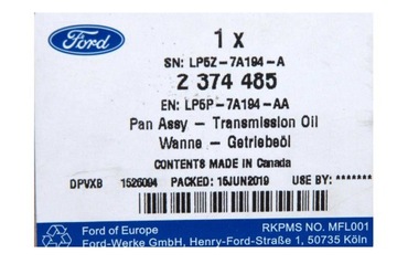 ЧАШ КОРОБКИ ПЕРЕДАЧ 10R60 EXPLORER США 2020-