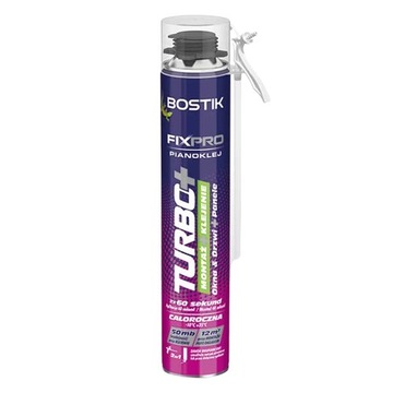 PIANO-KLEJ PIANA PIANKA MONTAŻOWA Bostik FIXPRO Turbo | 750 ml CAŁOROCZNA
