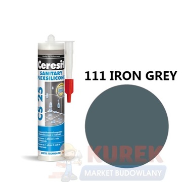 SILIKON SANITARNY CERESIT CS25 IRON GREY 280ML