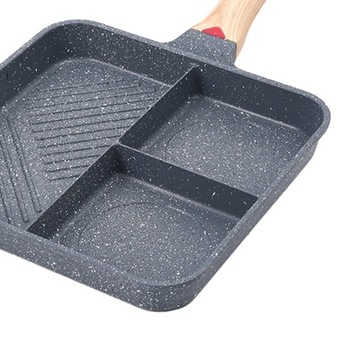 Разъемная сковорода-гриль Термостойкая ручка Сковорода для яиц