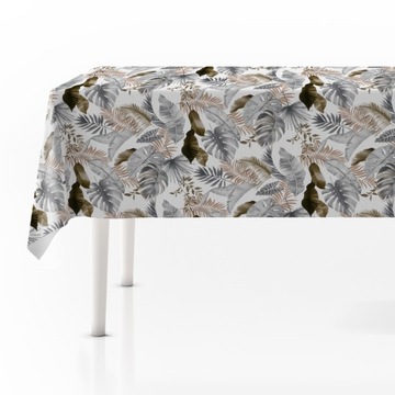 СКАТЕРТЬ КЛЕЕНКА ТОЛСТАЯ БОЛЬШИЕ ЛИСТЬЯ МОНСТЕРЫ 140х180