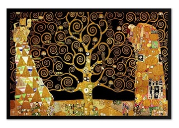 OBRAZ GUSTAV KLIMT DRZEWO ŻYCIA POCAŁUNEK + RAMA