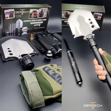 СКЛАДНОЙ ВОЕННЫЙ ТАКТИЧЕСКИЙ НОЖ САПЕРКА GERTECH