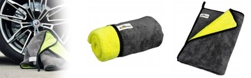 ПУШИСТОЕ ПОЛОТЕНЦЕ ИЗ МИКРОФИБРЫ ДЛЯ СУШКИ АВТОМОБИЛЯ ТКАНЬ 40х60см