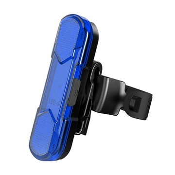 Tylne światła rowerowe, ładowane przez USB tylne niebieskie zapięcie