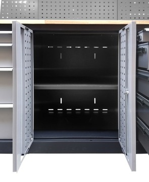 МЕБЕЛЬ ДЛЯ МАСТЕРСКОЙ КНИЖНЫЙ ШКАФ 325см РАБОЧИЙ СТОЛ ШКАФ ШКАФЫ ДЛЯ ИНСТРУМЕНТОВ