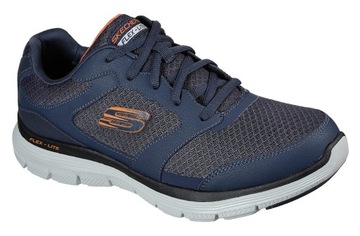 SKECHERS GRANATOWE MĘSKIE BUTY SPORTOWE Flex Advantage 4.0 42