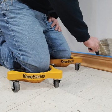 Гелевые наколенники 2в1 KneeBlades Milesc с колесиками