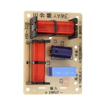 3-drożna zwrotnica audio 120W 3800hz Tweeter Mid