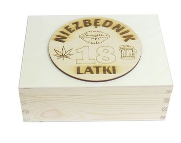 Pudełko Niezbędnik 18 latki AD92 urodziny prezent