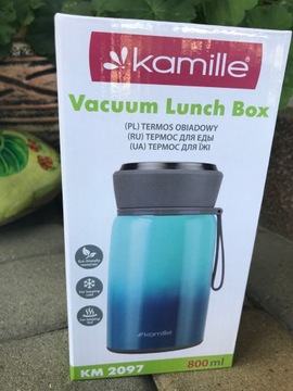 ТЕРМОС УЖИННЫЙ 800 мл ЛАНЧ-БОКС ДЛЯ СУПА СТАЛЬНАЯ БАНКА 0,8л