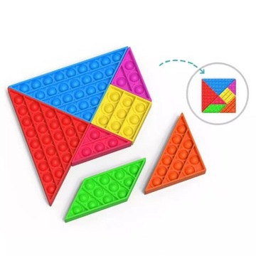 ZABAWKI ANTYSTRESOWE FIDGET TOYS BUBBLE ZESTAW