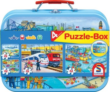 Schmidt Puzzle 2 x 26 + 2 x 48 W WALIZCE Transport